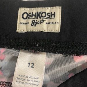 girls size 12 floral leggings